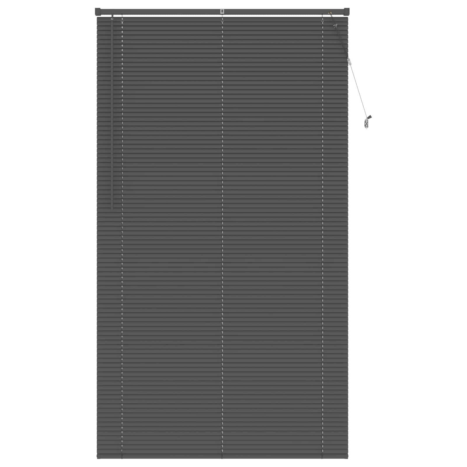 Vidaxl venetiaanse blind verstelbaar zilvergrijs 213 x 110 cm pvc