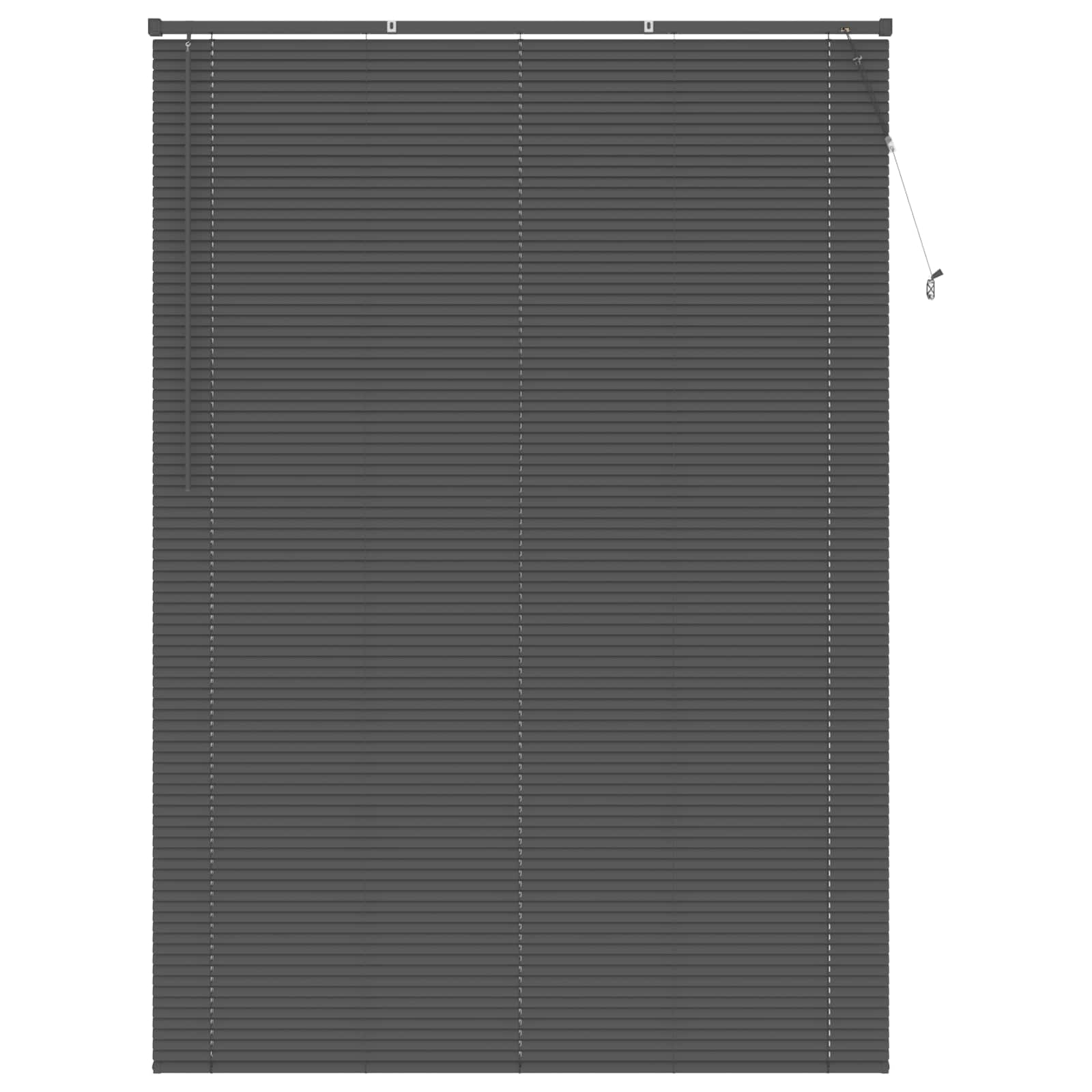 Vidaxl venetiaanse blind verstelbaar zilvergrijs 213 x 150 cm pvc
