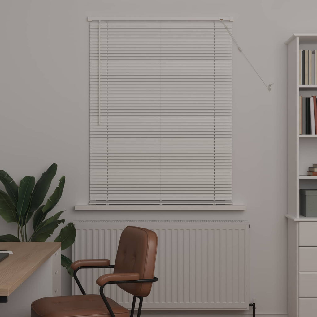 Vidaxl venetiaanse jaloezie wit 150 x 80 cm 25 mm pvc