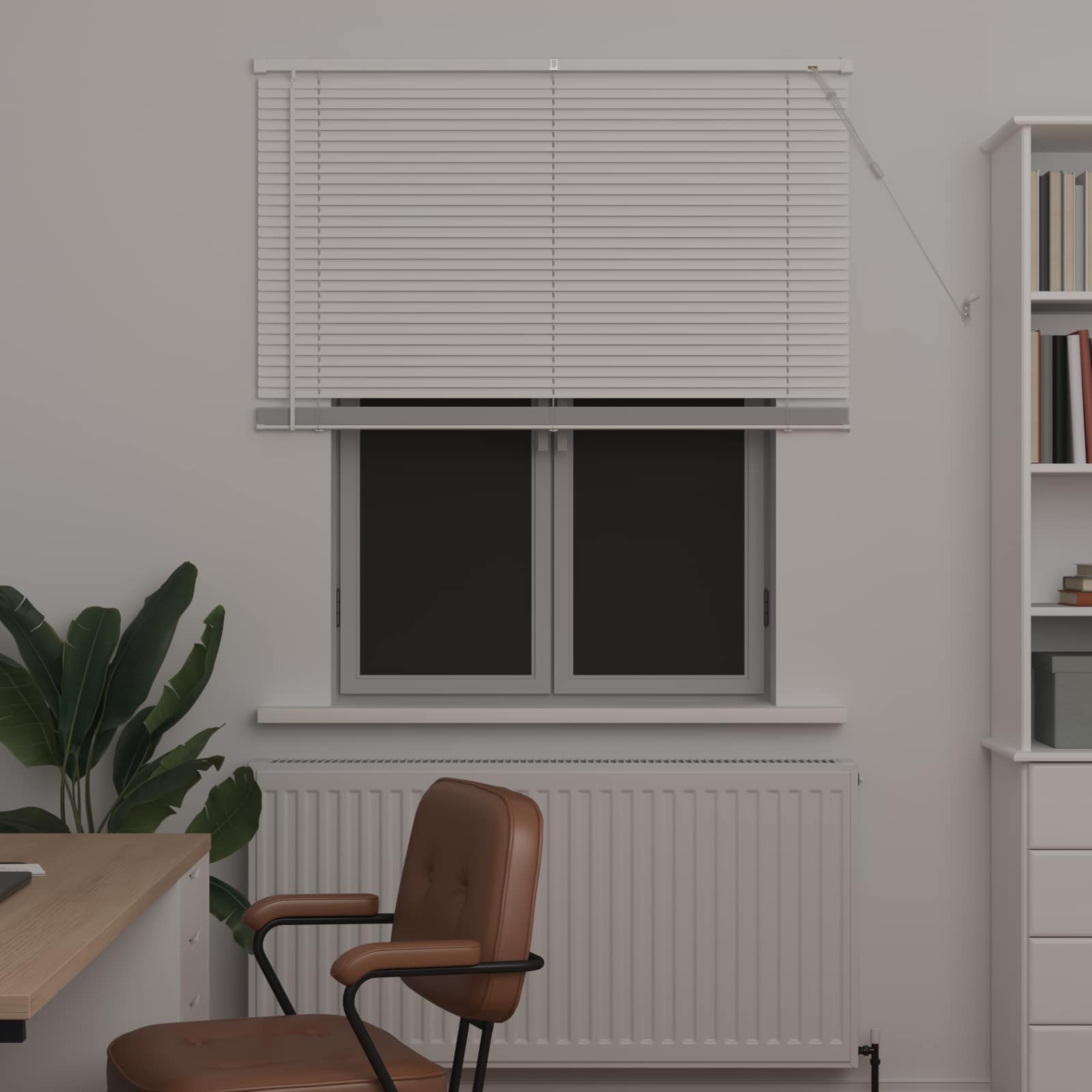 Vidaxl venetiaanse blind verstelbaar wit 150 x 110 cm pvc