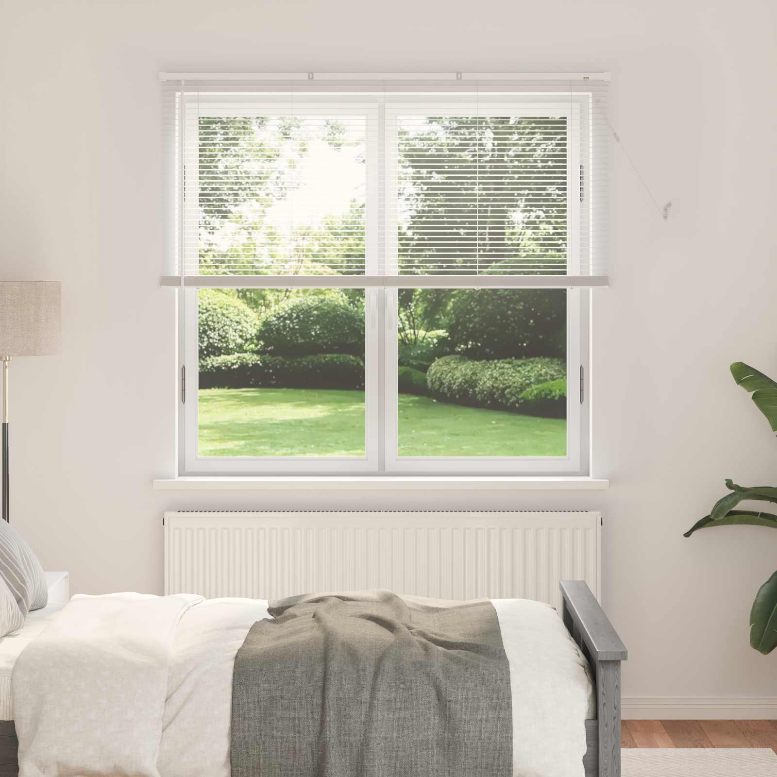Vidaxl venetiaanse blind verstelbaar wit 150 x 160 cm pvc