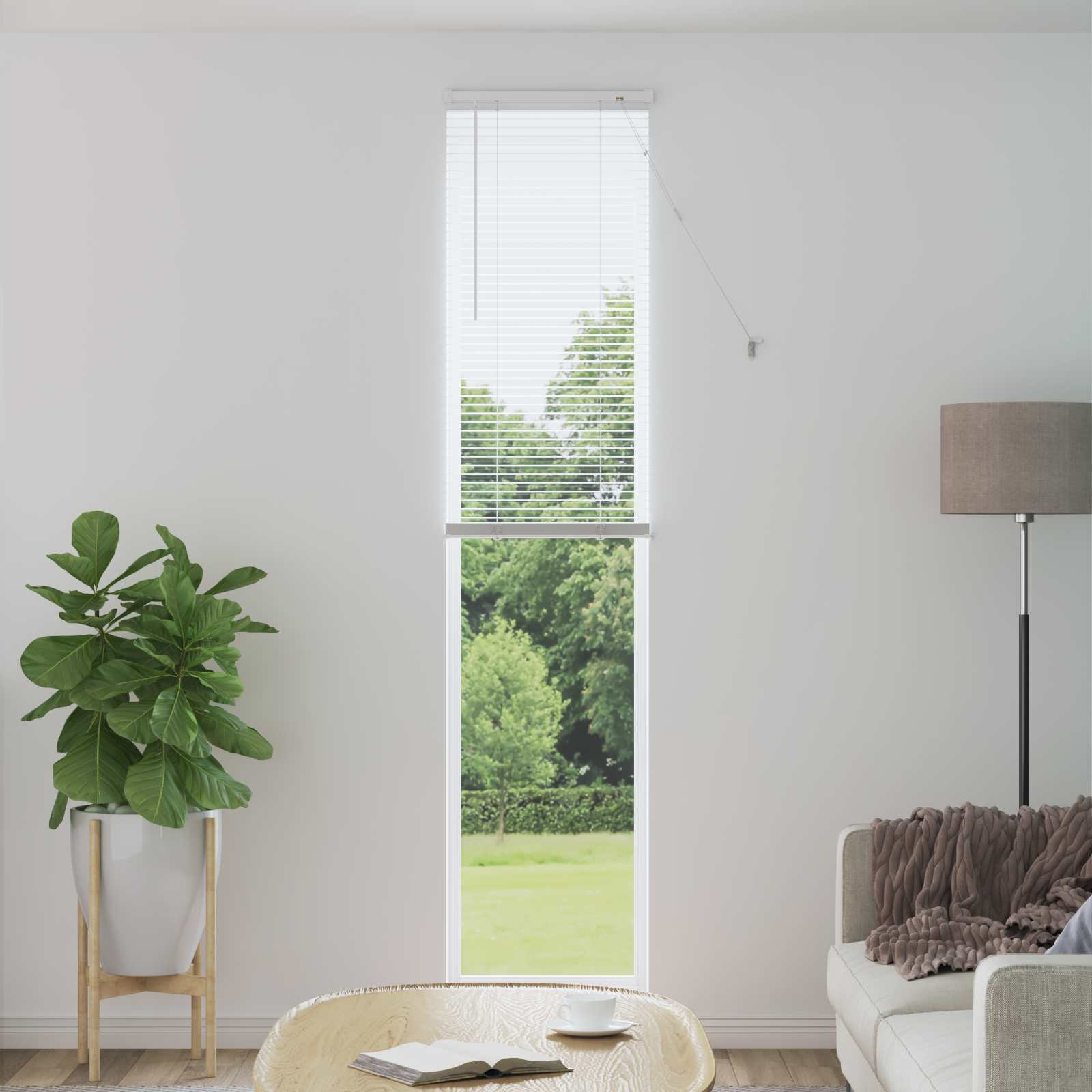 Vidaxl venetiaanse blind verstelbaar wit 213 x 50 cm pvc