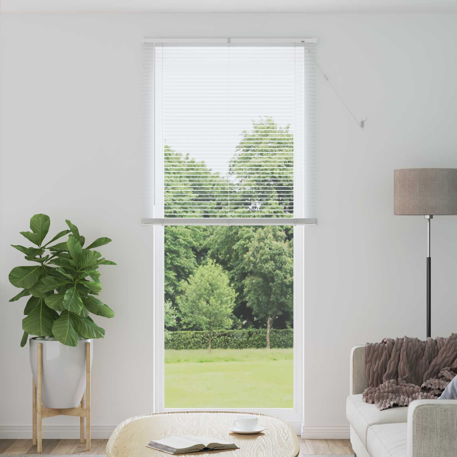Vidaxl venetiaanse blind verstelbaar wit 213 x 80 cm pvc
