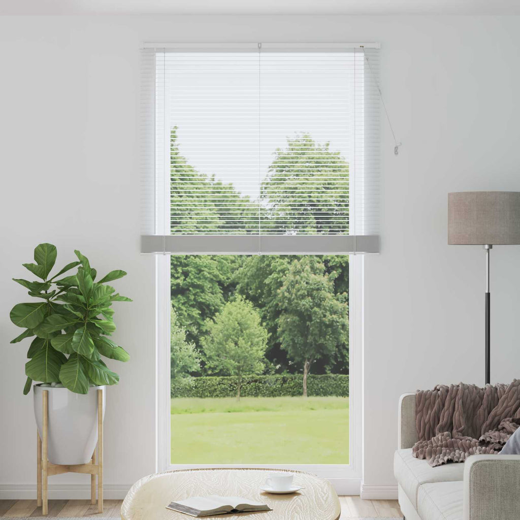 Vidaxl venetiaanse jaloezie wit 213 x 120 cm 25 mm pvc