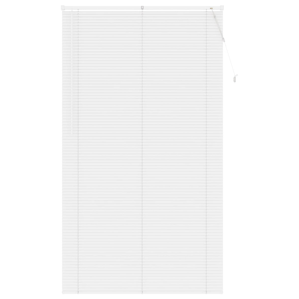 Vidaxl venetiaanse jaloezie wit 213 x 120 cm 25 mm pvc