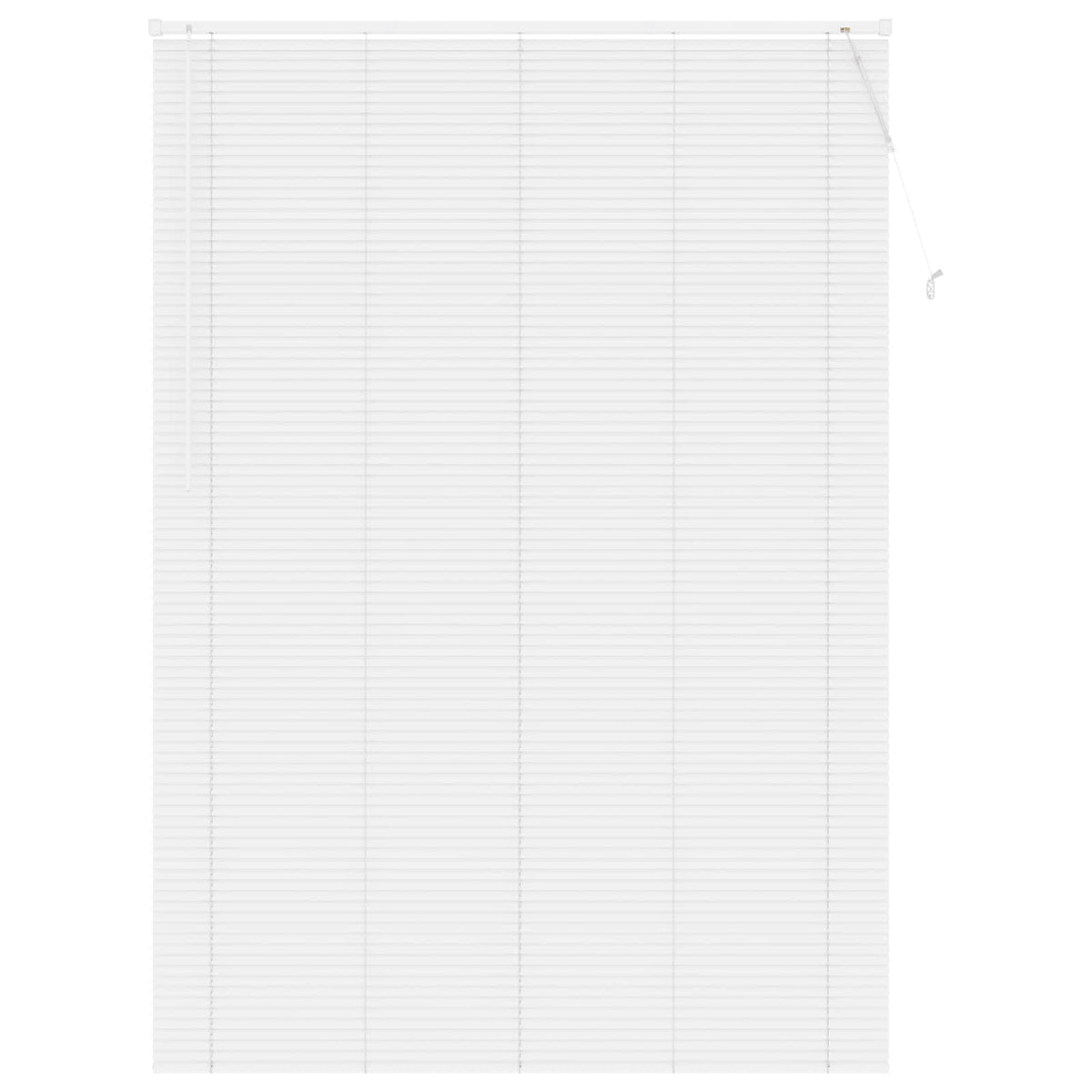 Vidaxl venetiaanse jaloezie wit 213 x 140 cm 25 mm pvc