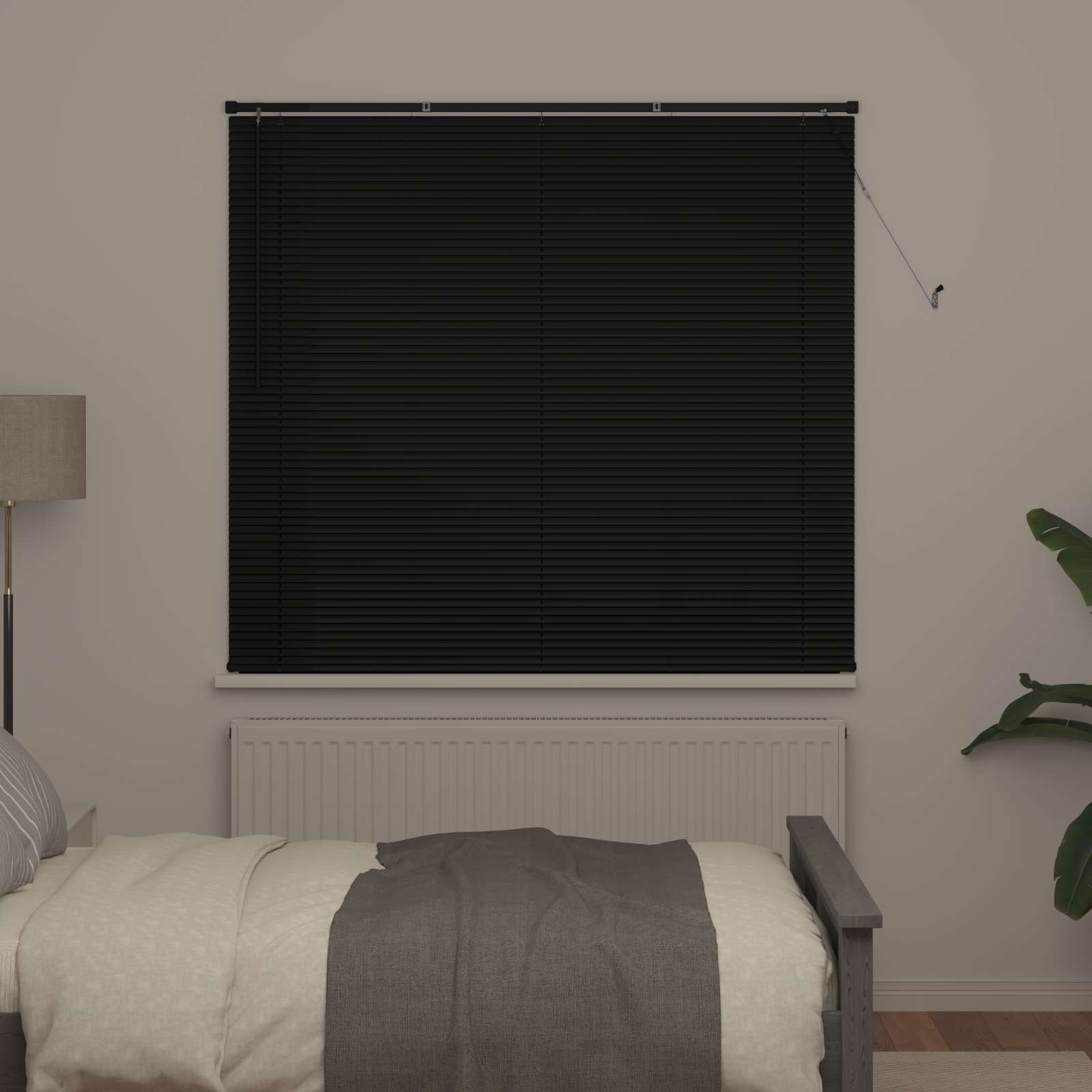 Vidaxl venetiaanse blind verstelbaar zwart 150 x 130 cm pvc