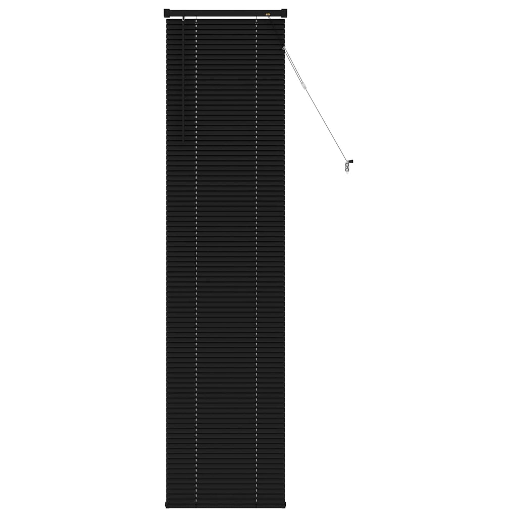 Vidaxl venetiaanse blind verstelbaar zwart 213 x 60 cm pvc