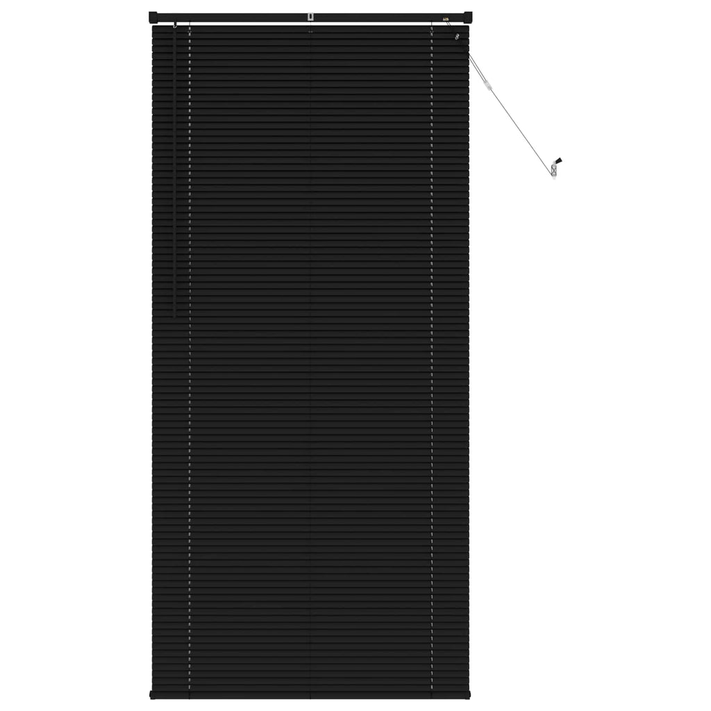 Vidaxl venetiaanse blind verstelbaar zwart 213 x 70 cm pvc