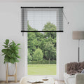 Vidaxl venetiaanse blind verstelbaar zwart 213 x 160 cm pvc