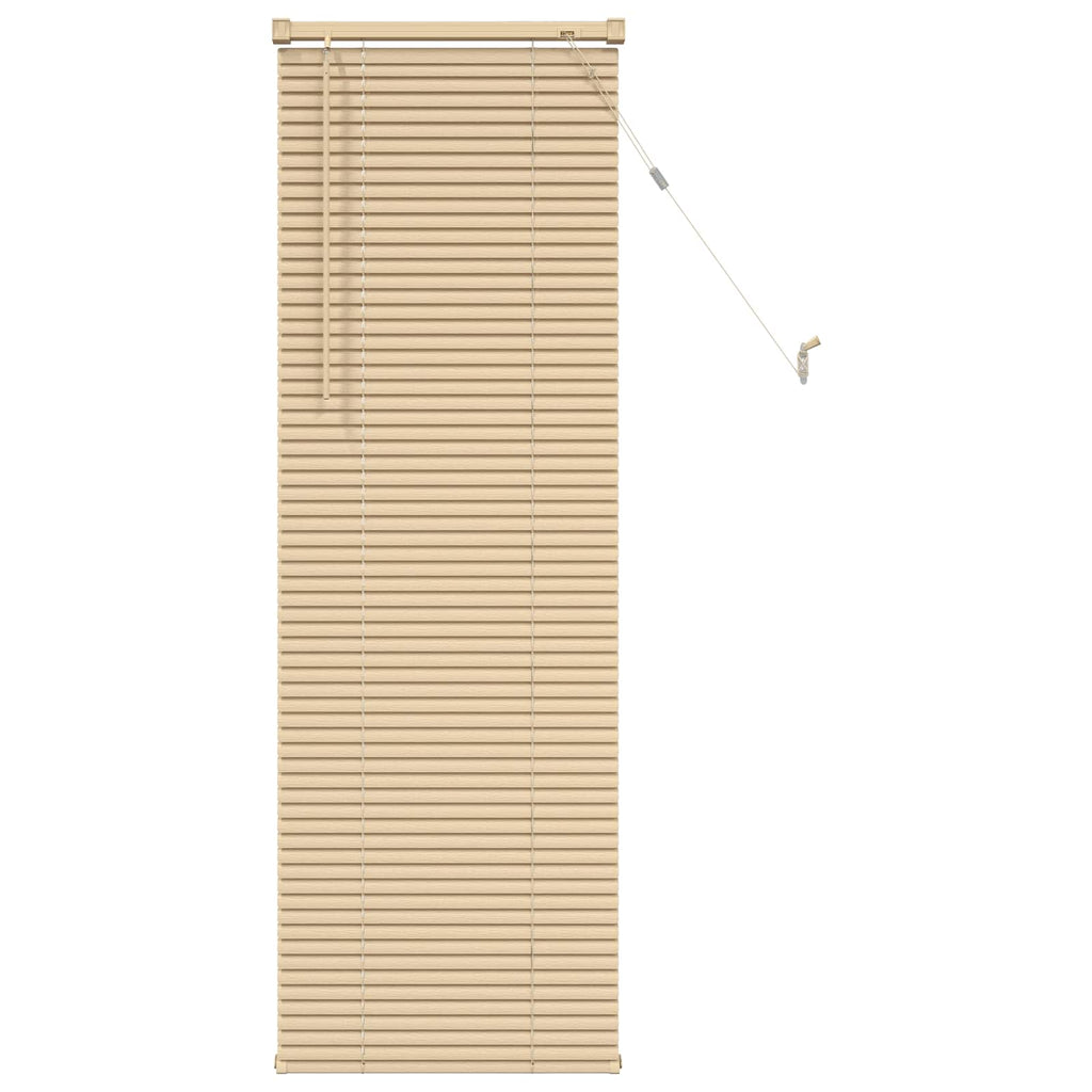 Vidaxl venetiaanse blind lichtbruin met patroon 150 x 60 cm pvc