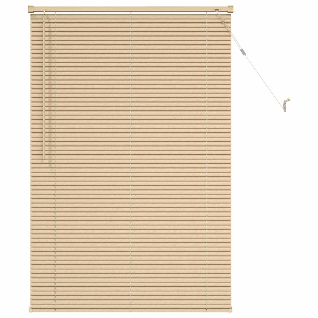 Vidaxl venetiaanse blind lichtbruin met patroon 150 x 90 cm pvc