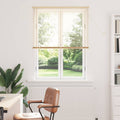 Vidaxl venetiaanse blind lichtbruin met patroon 150 x 100 cm pvc