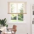 Vidaxl venetiaanse blind lichtbruin met patroon 150 x 110 cm pvc