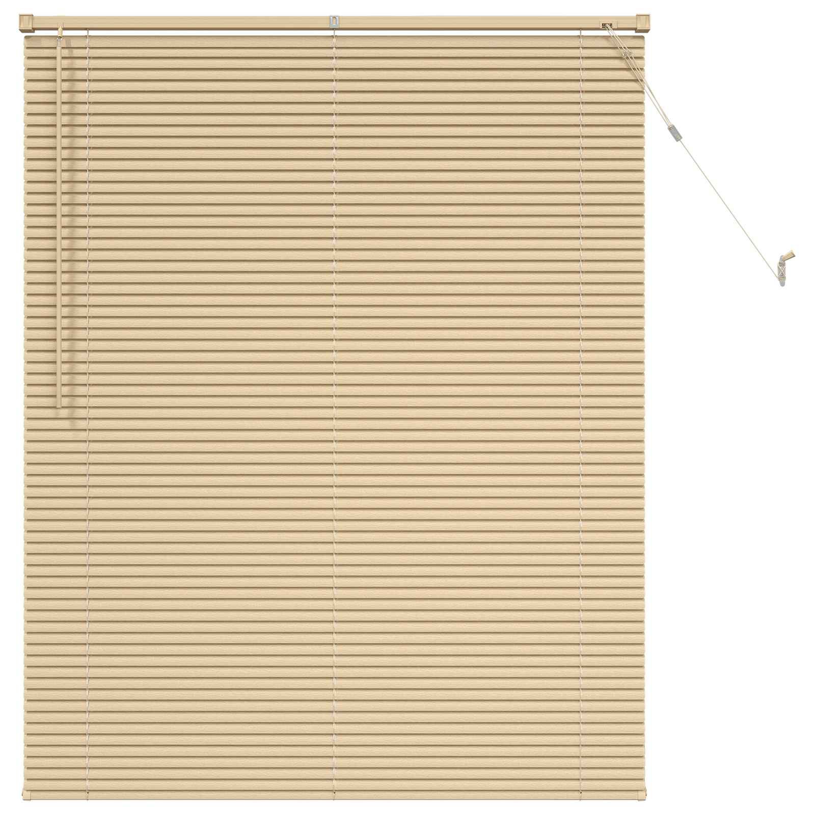Vidaxl venetiaanse blind lichtbruin met patroon 150 x 120 cm pvc