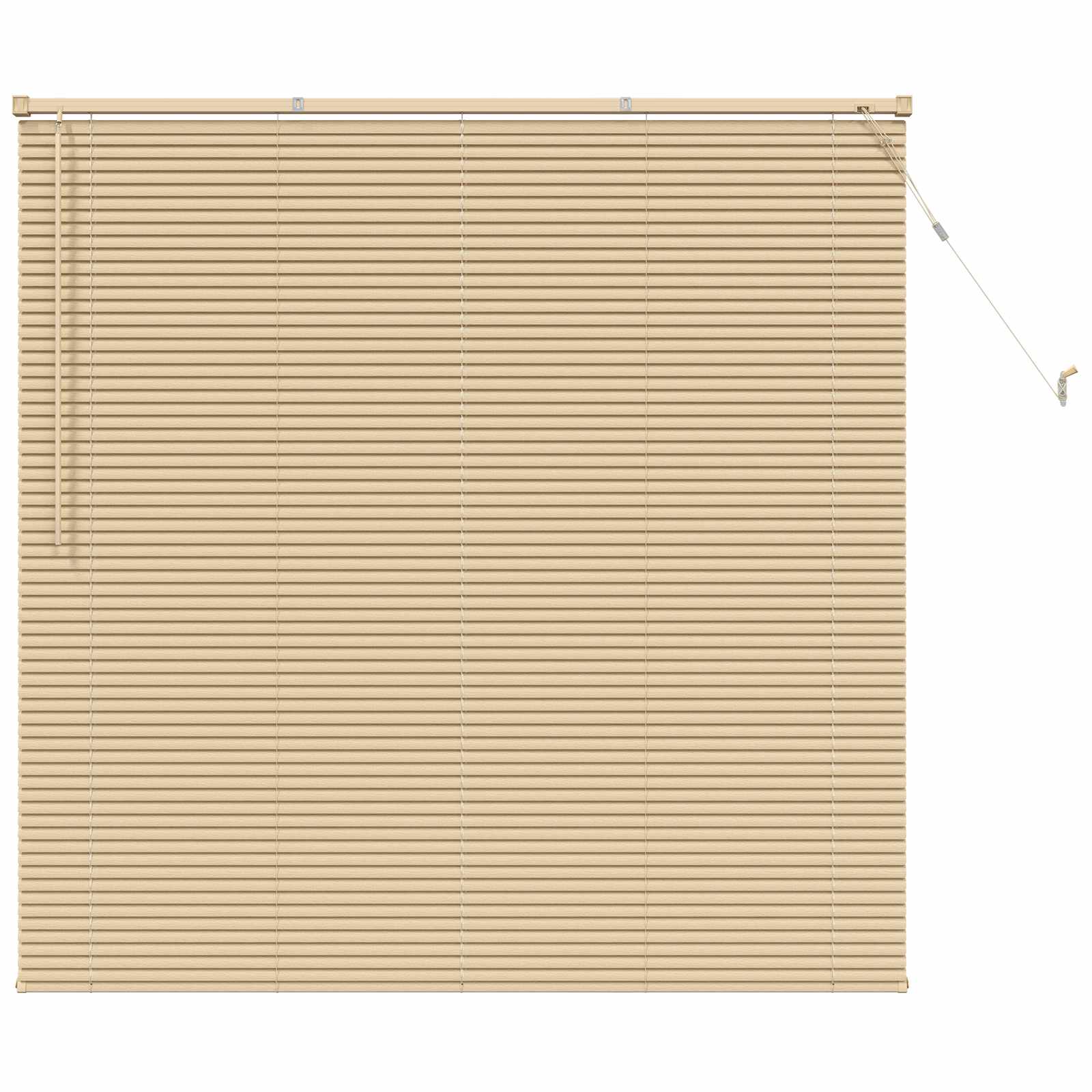 Vidaxl venetiaanse blind lichtbruin met patroon 150 x 130 cm pvc