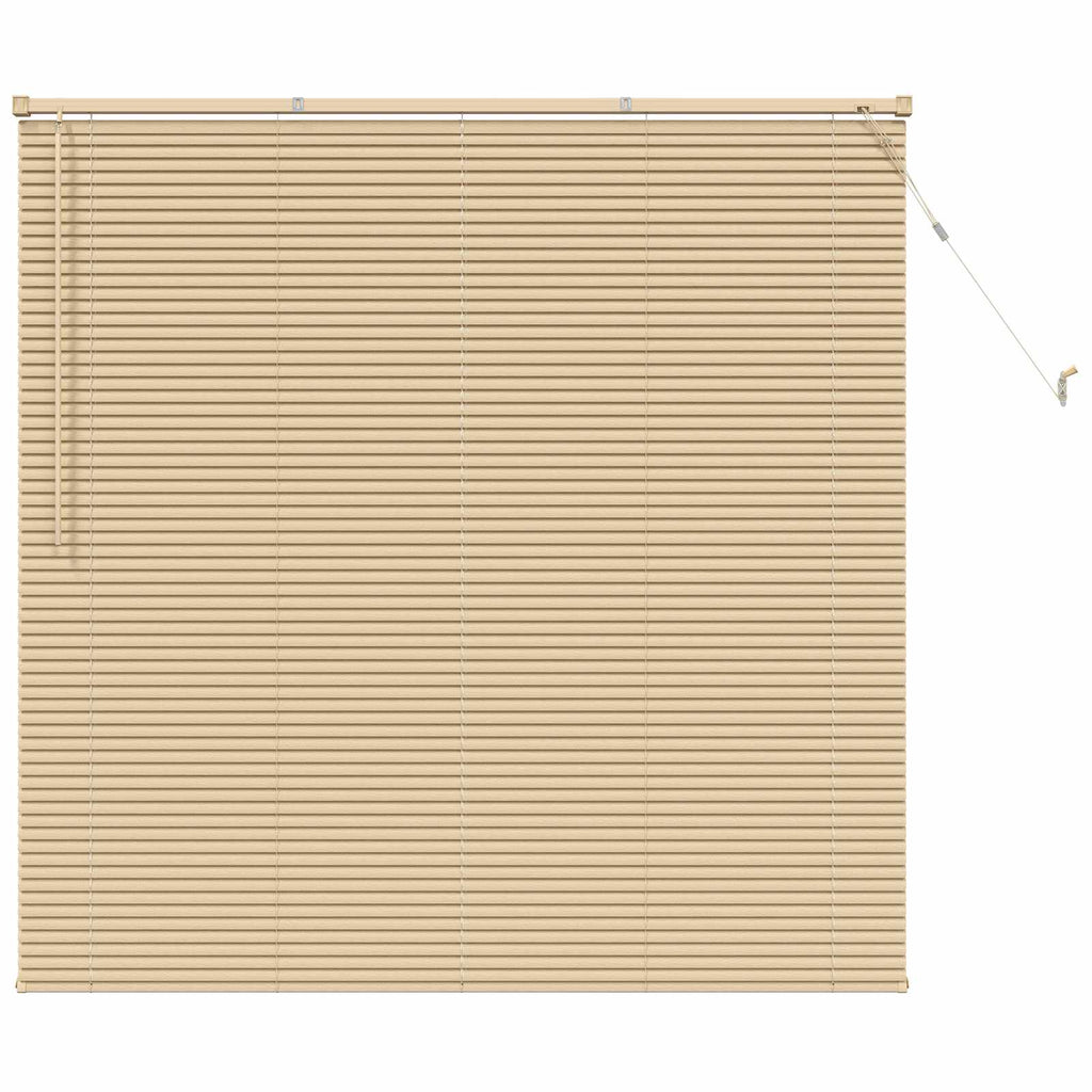 Vidaxl venetiaanse blind lichtbruin met patroon 150 x 150 cm pvc