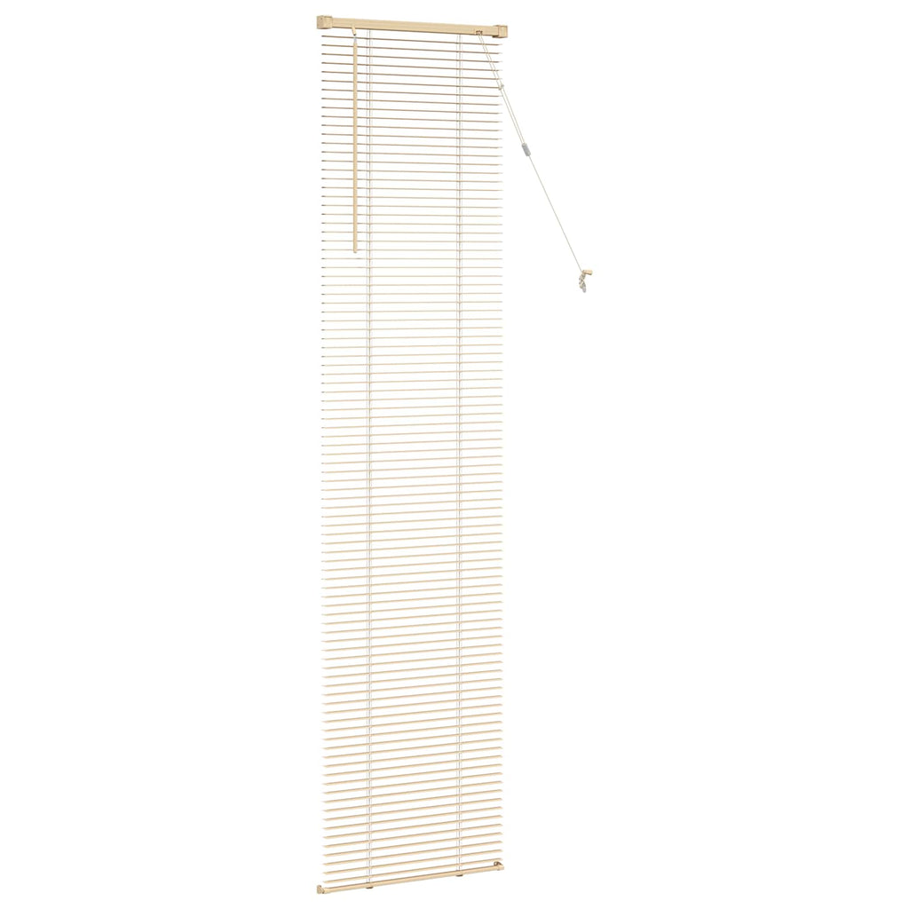 Vidaxl venetiaanse blind lichtbruin met patroon 213 x 40 cm pvc