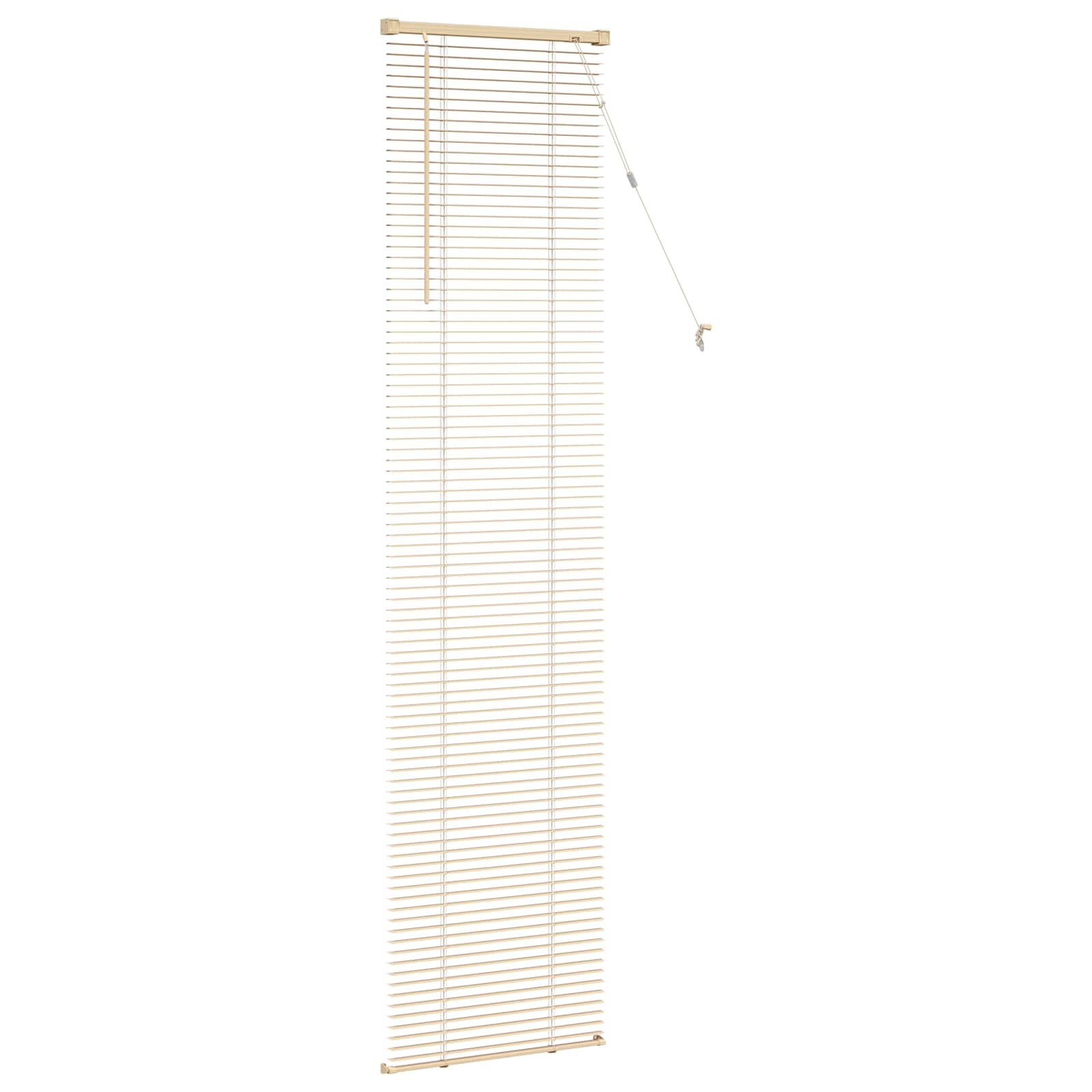 Vidaxl venetiaanse blind lichtbruin met patroon 213 x 40 cm pvc