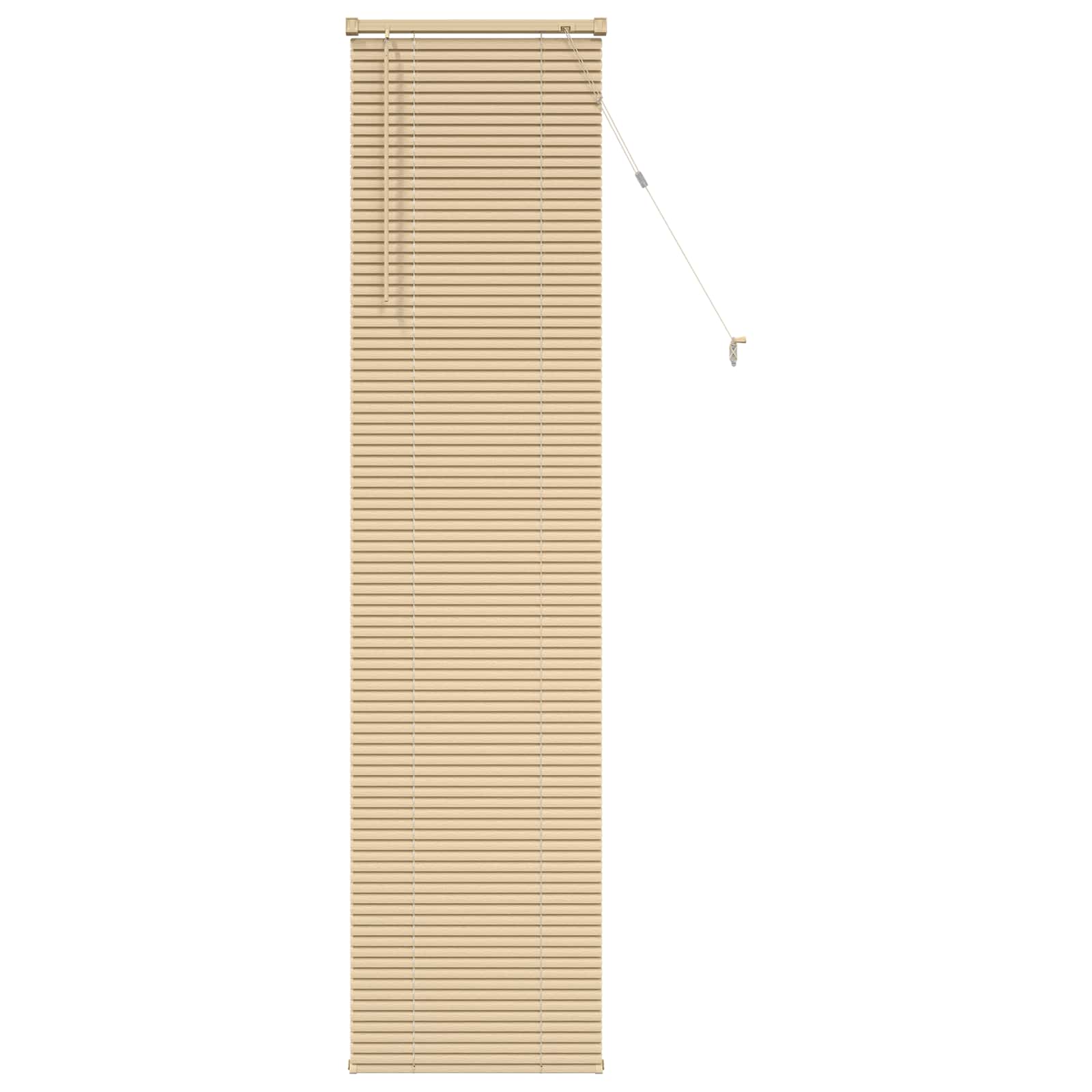 Vidaxl venetiaanse blind lichtbruin met patroon 213 x 60 cm pvc
