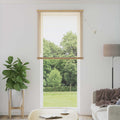 Vidaxl venetiaanse jaloezie lichtbruin met patroon 213 x 80 cm 25 mm