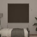 Vidaxl venetiaanse blind donkerbruin met patroon 150 x 150 cm pvc