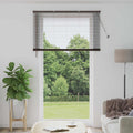 Vidaxl venetiaanse blind donkerbruin met patroon 213 x 140 cm pvc