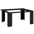 Vidaxl wasmachine pedestal zwart 64 x 55 x 32,5 cm staal