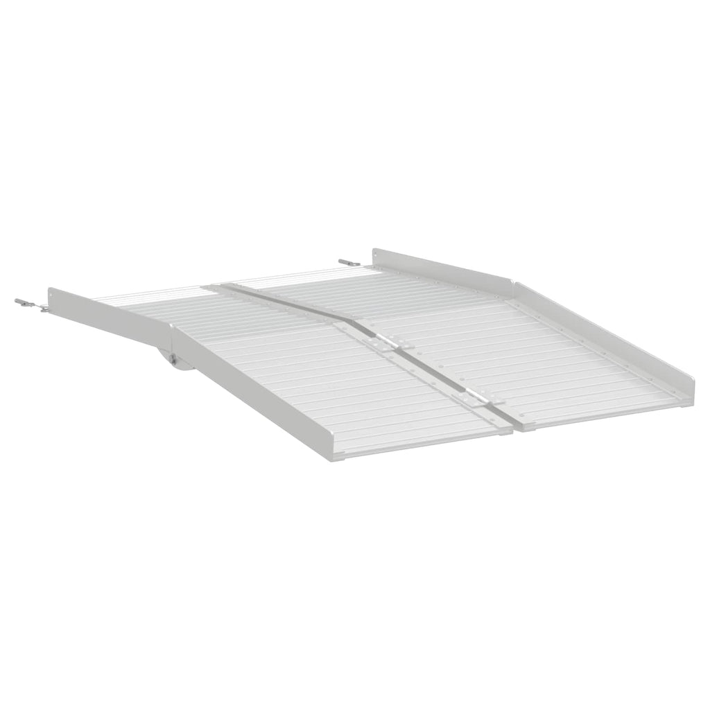 Vidaxl rolstoelhelling 270 kg zilver 92 x 73 x 5 cm aluminium