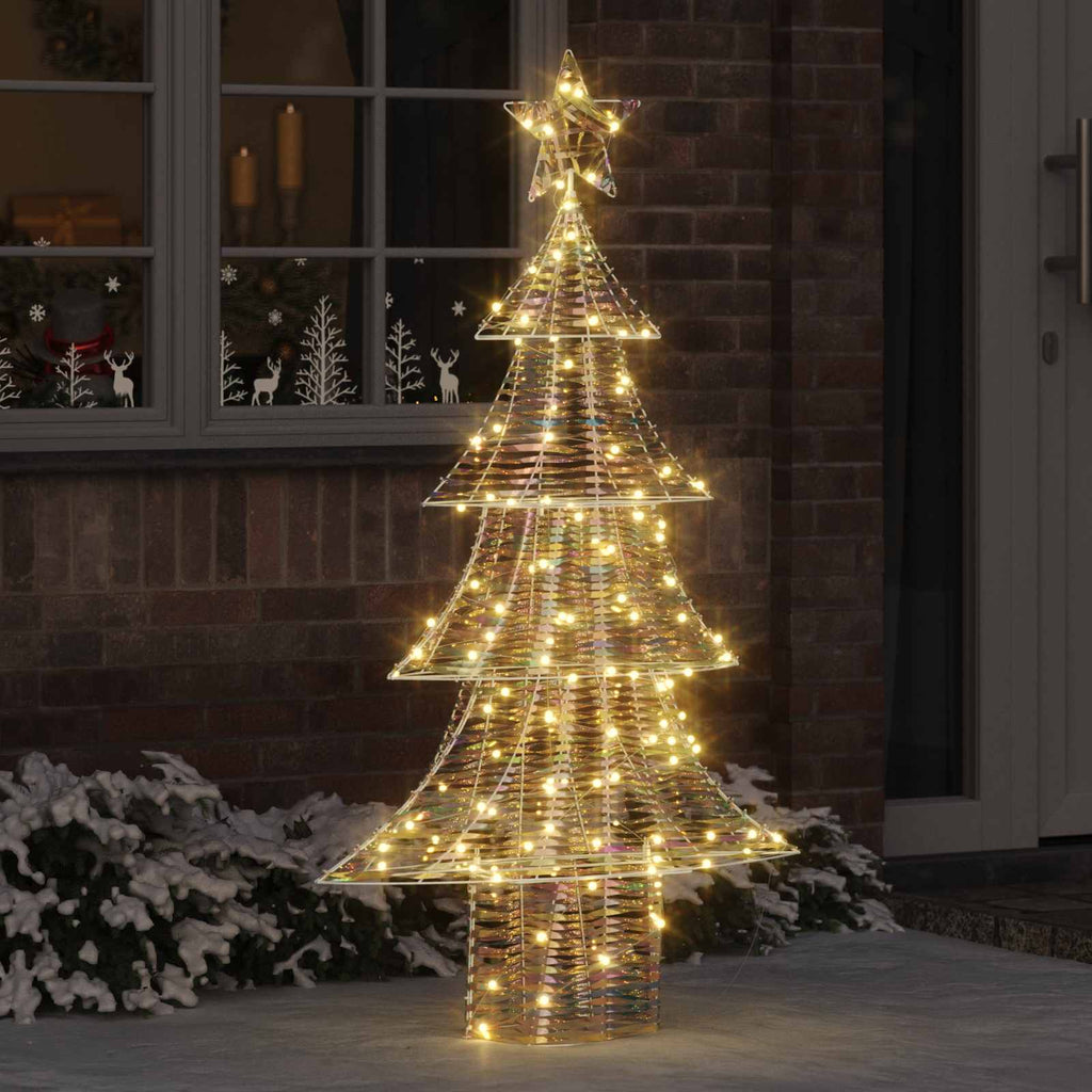 Vidaxl kerstboom met 160 led warmwit 150 cm pet