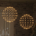 Vidaxl kerst finial licht 2 st 384 led's warmwit 60 x 60 x 62 cm