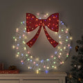 Vidaxl krans met 60 led multikleur 76 x 76 x 8,5 cm acryl