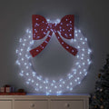 Vidaxl krans 150 led's koudwit 120 cm acryl