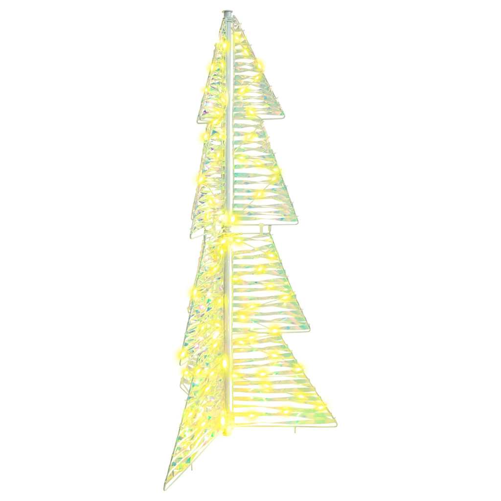Vidaxl kerstboom met 100 led warmwit 120 cm pet