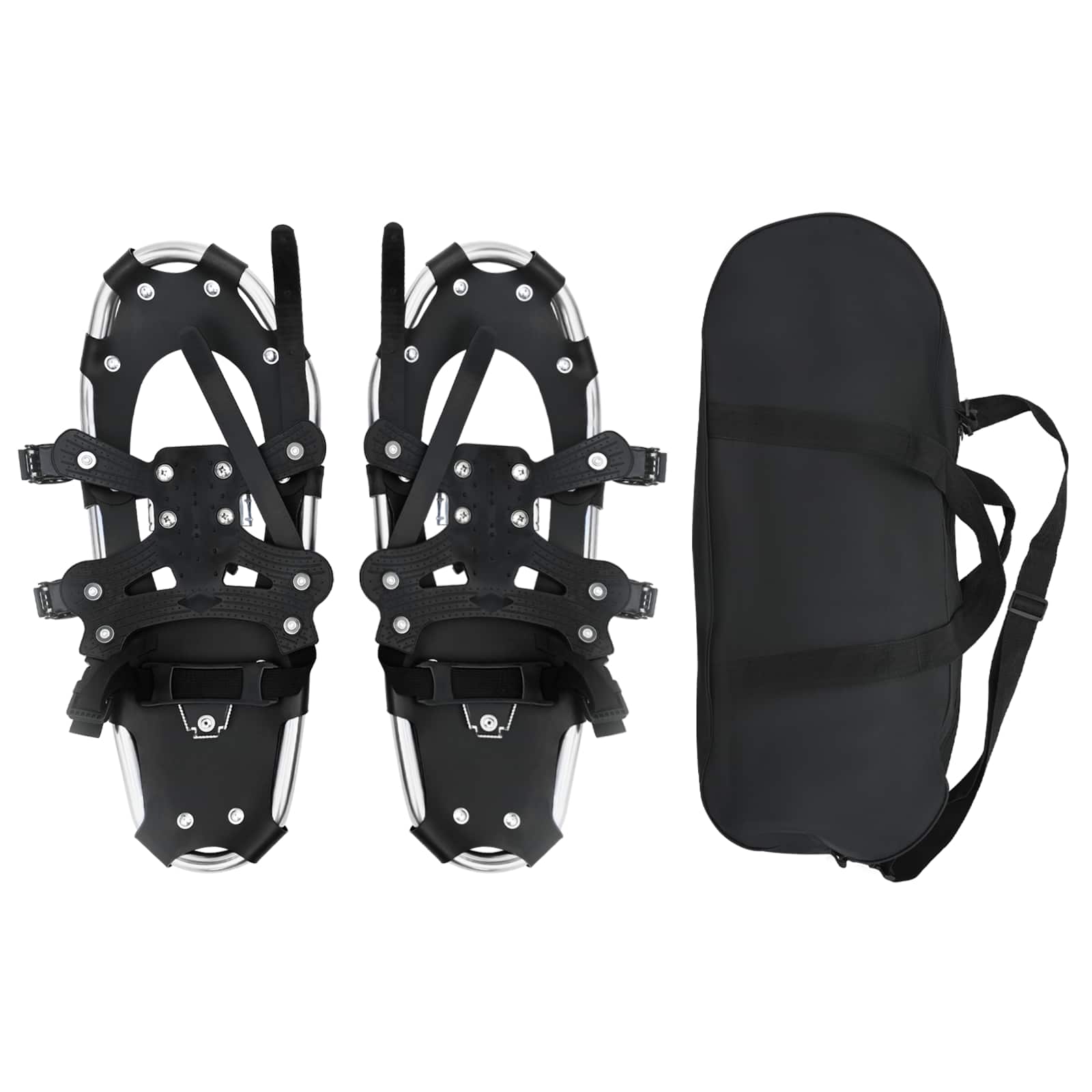Vidaxl 3 in 1 sneeuwschoenen zilver en zwart 21 inches