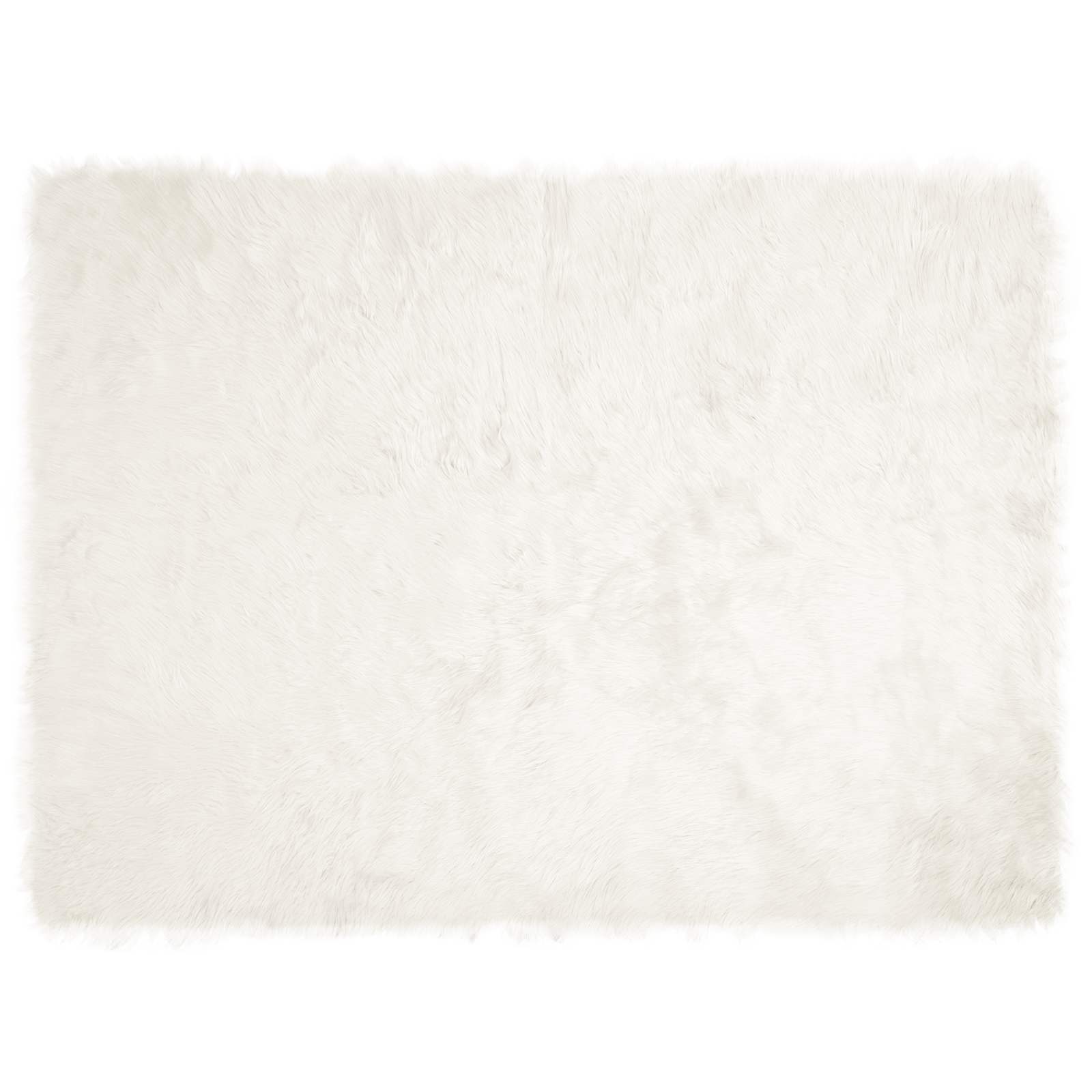 Vidaxl nep schapenvacht tapijt tafalla wit 160 x 230 cm polyester