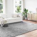 Vidaxl nep schapenvacht tapijt tafalla grijs 240 x 340 cm polyester