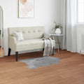 Vidaxl nep schapenvacht tapijt tafalla grijs 50 x 80 cm polyester