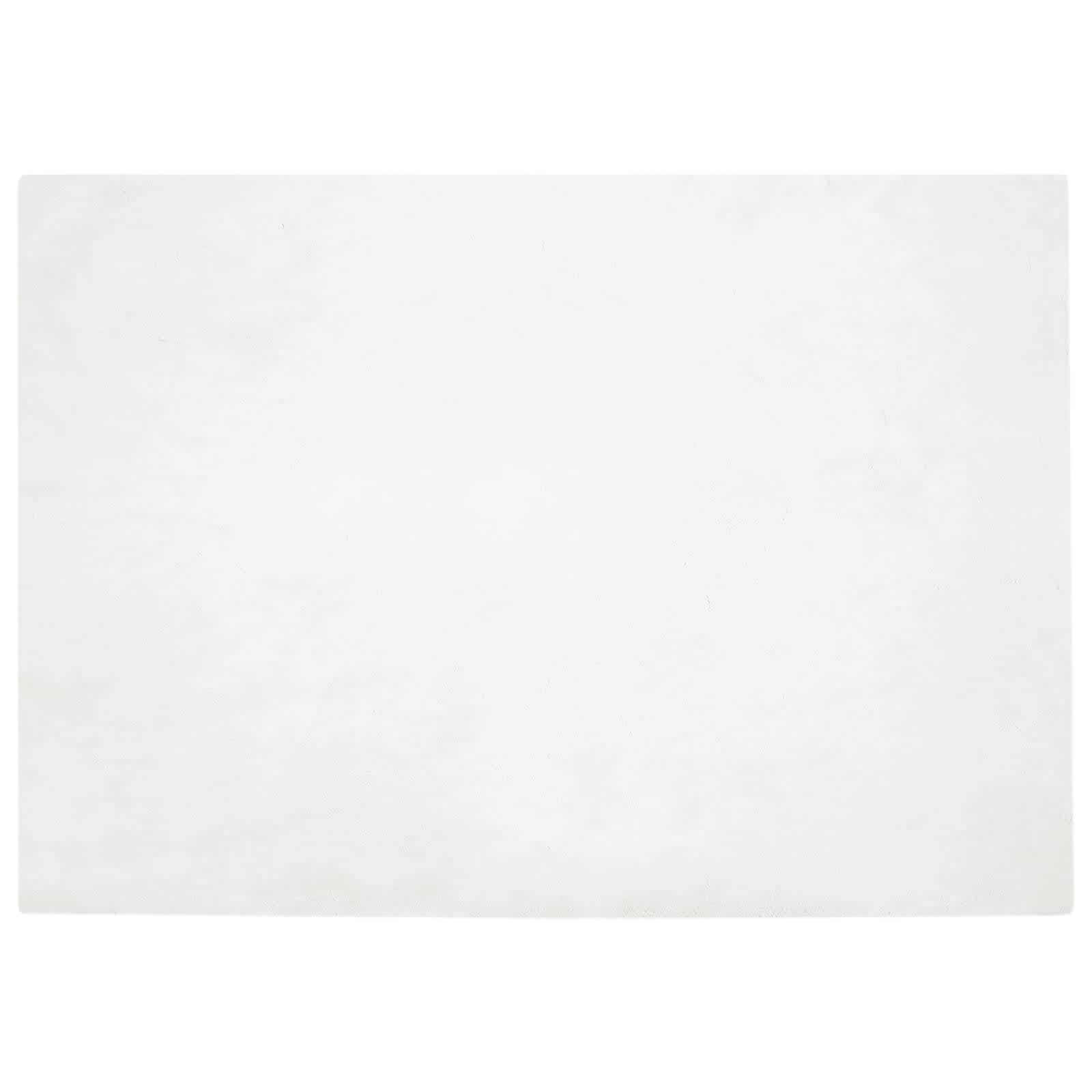 Vidaxl nep konijnenbont tapijt olite wit 120 x 170 cm polyester