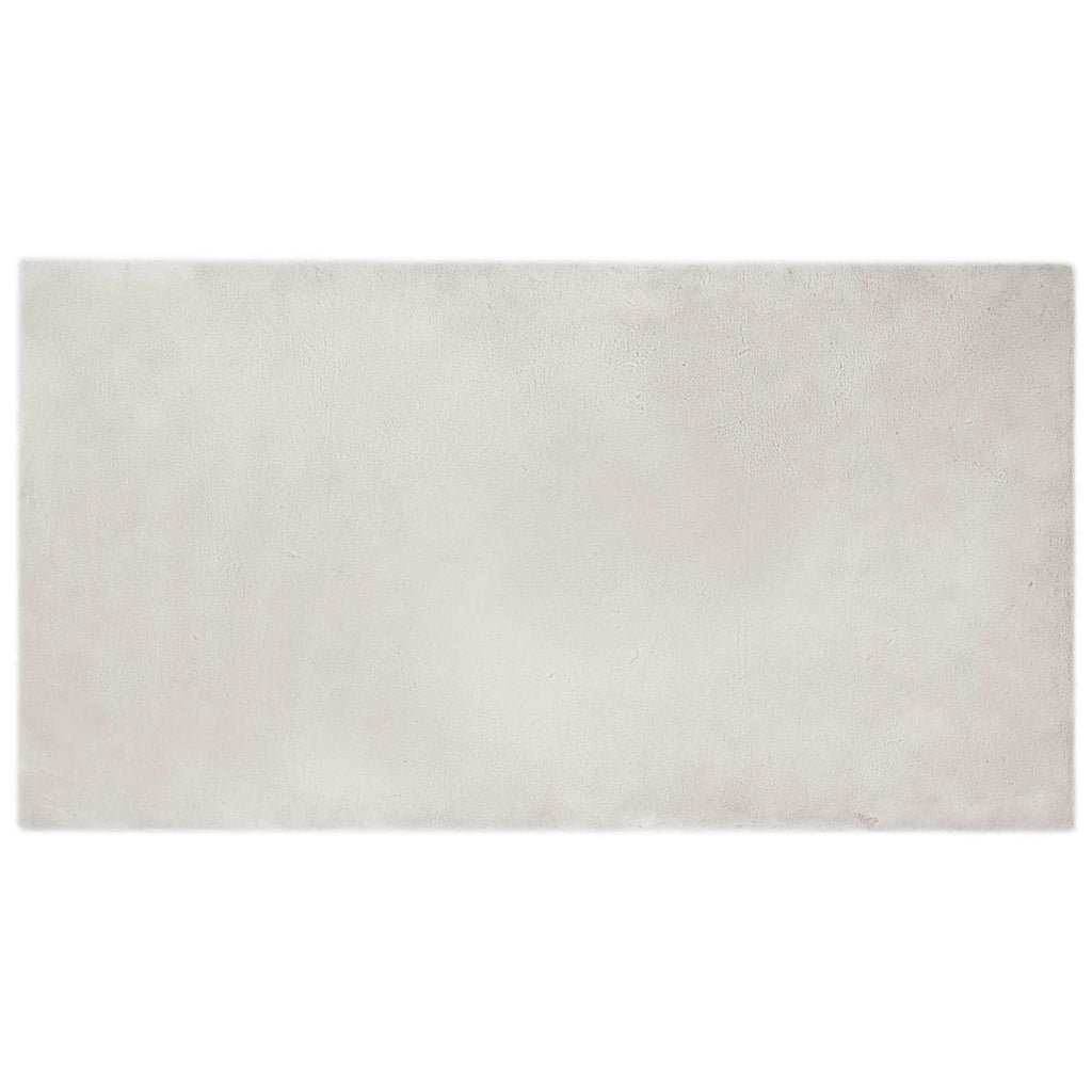 Vidaxl nep konijnenbont tapijt olite beige 80 x 150 cm polyester