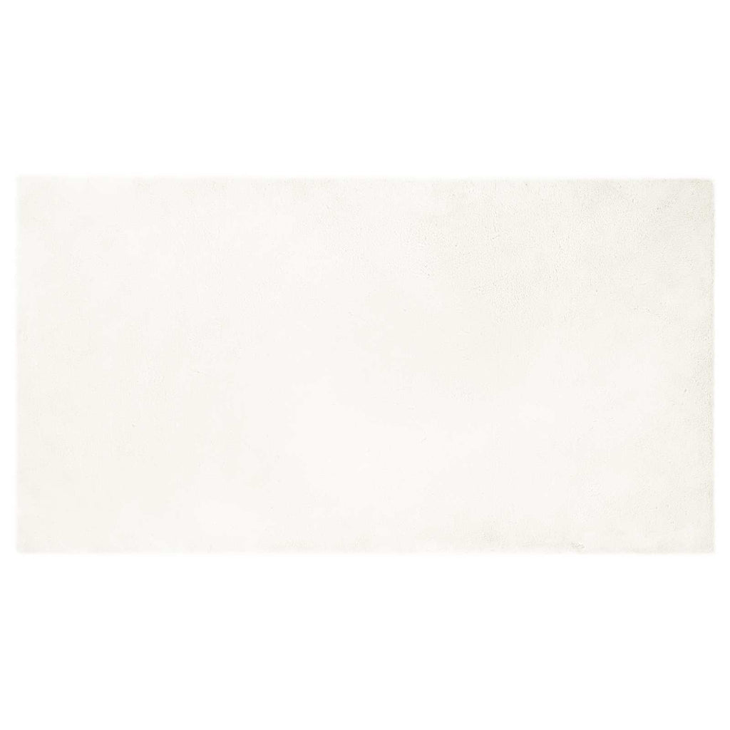 Vidaxl nep konijnenbont tapijt olite crème 80 x 150 cm polyester