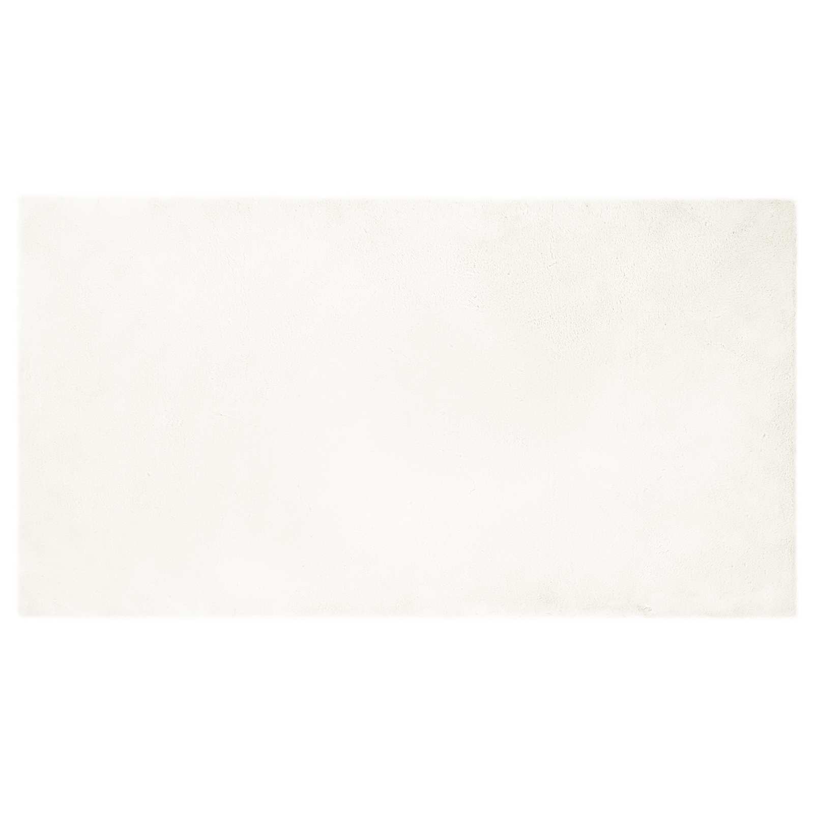Vidaxl nep konijnenbont tapijt olite crème 80 x 150 cm polyester