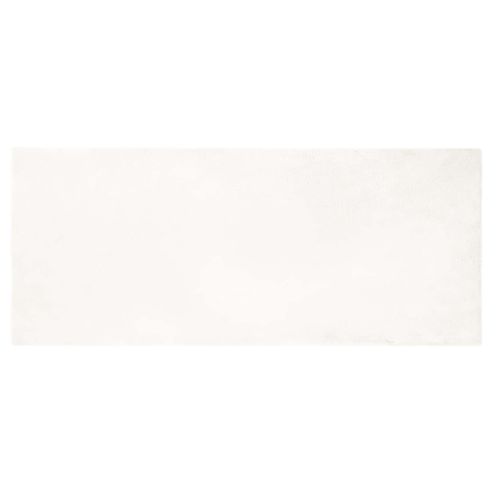 Vidaxl nep konijnenbont tapijt olite crème 100 x 200 cm polyester