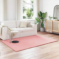 Vidaxl nep konijnenbont tapijt olite roze 120 x 170 cm polyester