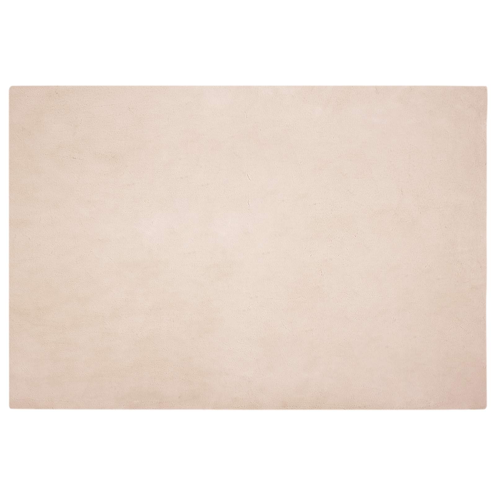 Vidaxl nep konijnenbont tapijt olite taupe 120 x 170 cm polyester