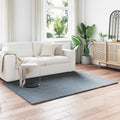 Vidaxl nep konijnenbont tapijt olite antraciet 120 x 170 cm polyester