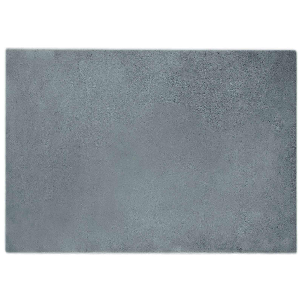 Vidaxl nep konijnenbont tapijt olite antraciet 120 x 170 cm polyester