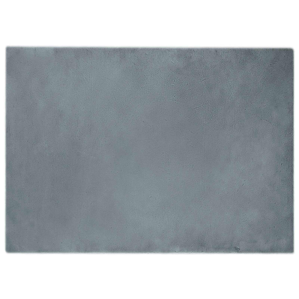 Vidaxl nep konijnenbont tapijt olite antraciet 240 x 340 cm polyester