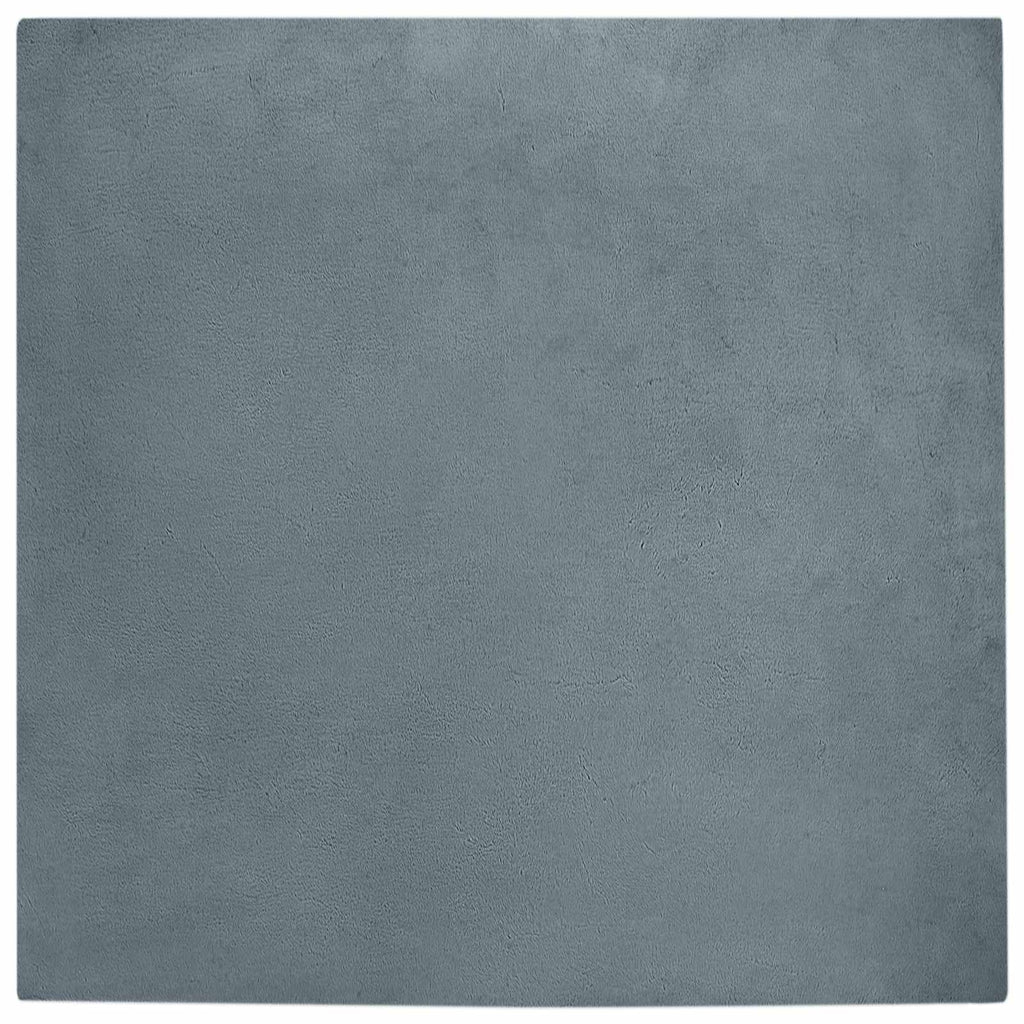 Vidaxl nep konijnenbont tapijt olite antraciet 120 x 120 cm polyester