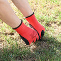 Vidaxl werkhandschoenen 24 pcs rood en zwart 9 l latexcoating